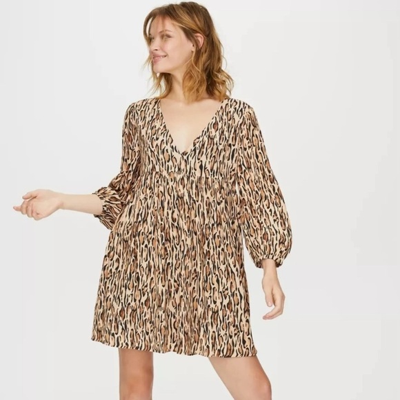 Aritzia Sunday Best Leopard Dress ✨🐆 - Picture 1 of 7